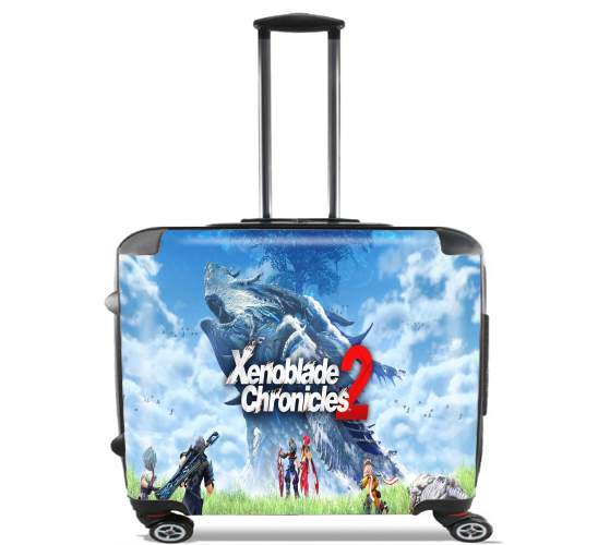  Xenoblade Chronicles 2 para Ruedas cabina bolsa de equipaje maleta trolley 17" laptop