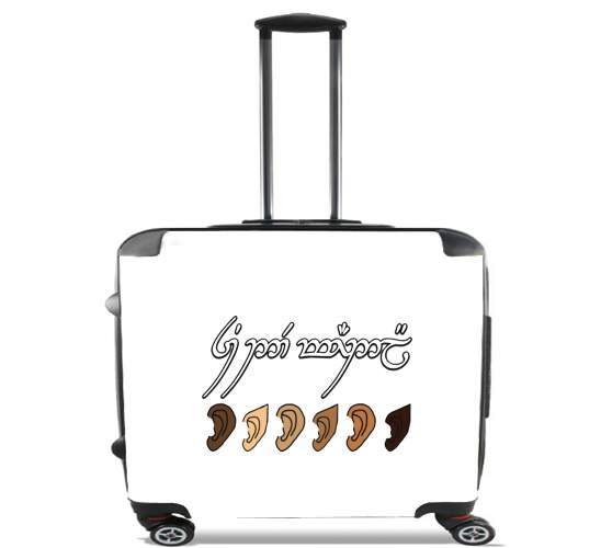  You are All Welcome Here para Ruedas cabina bolsa de equipaje maleta trolley 17" laptop