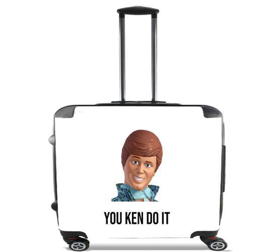  You ken do it para Ruedas cabina bolsa de equipaje maleta trolley 17" laptop