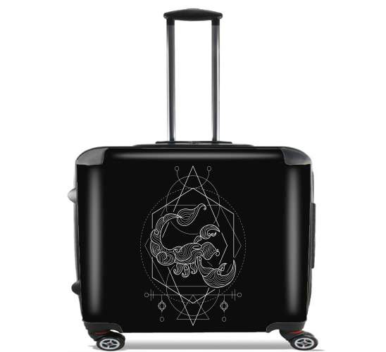  Zodiac scorpion geometri para Ruedas cabina bolsa de equipaje maleta trolley 17" laptop