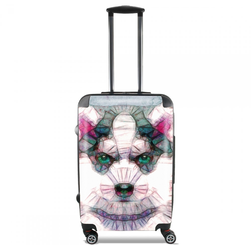  abstract husky puppy para Tamaño de cabina maleta