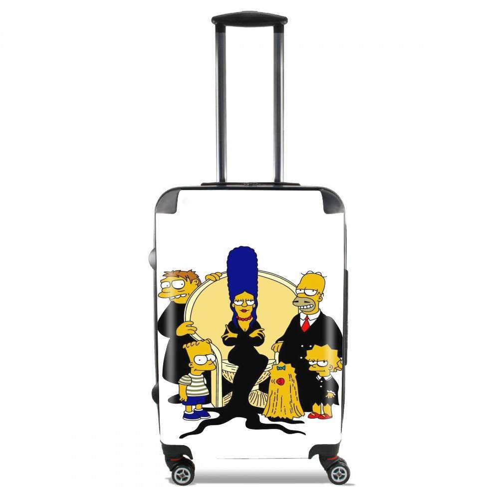  Adams Familly x Simpsons para Tamaño de cabina maleta
