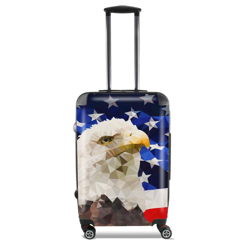  American Eagle and Flag para Tamaño de cabina maleta