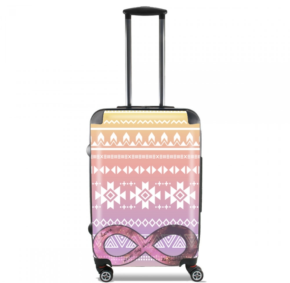  Pink Aztec Infinity para Tamaño de cabina maleta