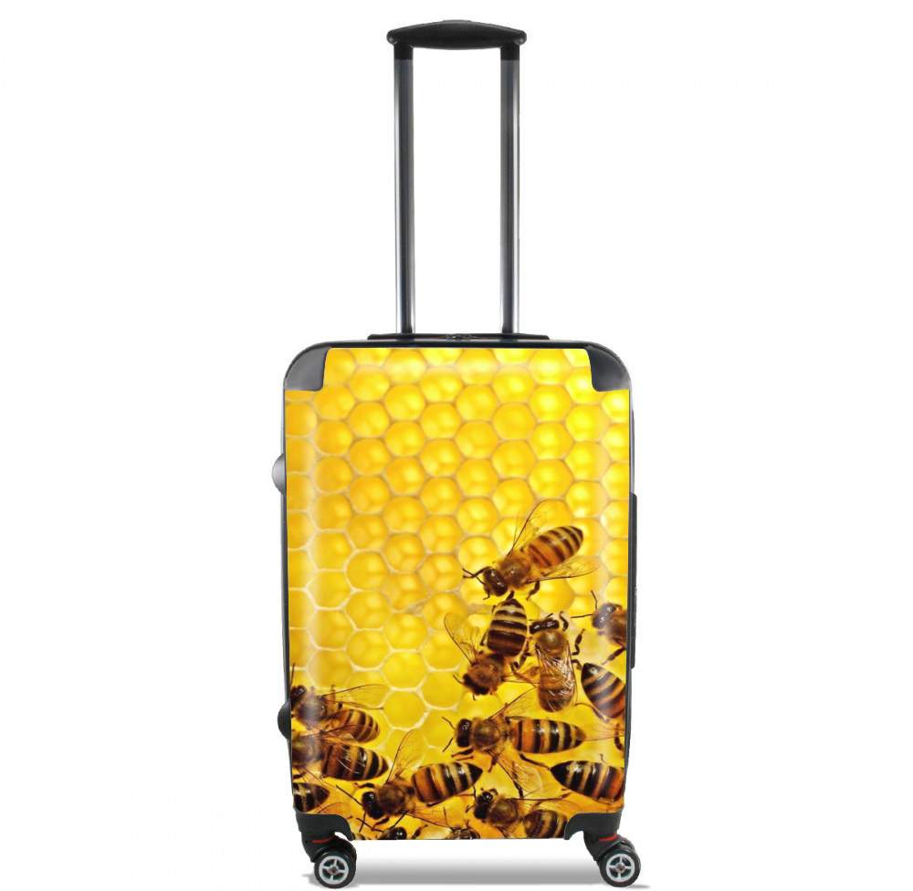  Abeja en colmena de miel para Tamaño de cabina maleta