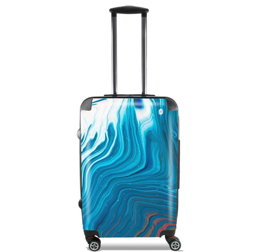  Blue Lava Pouring para Tamaño de cabina maleta