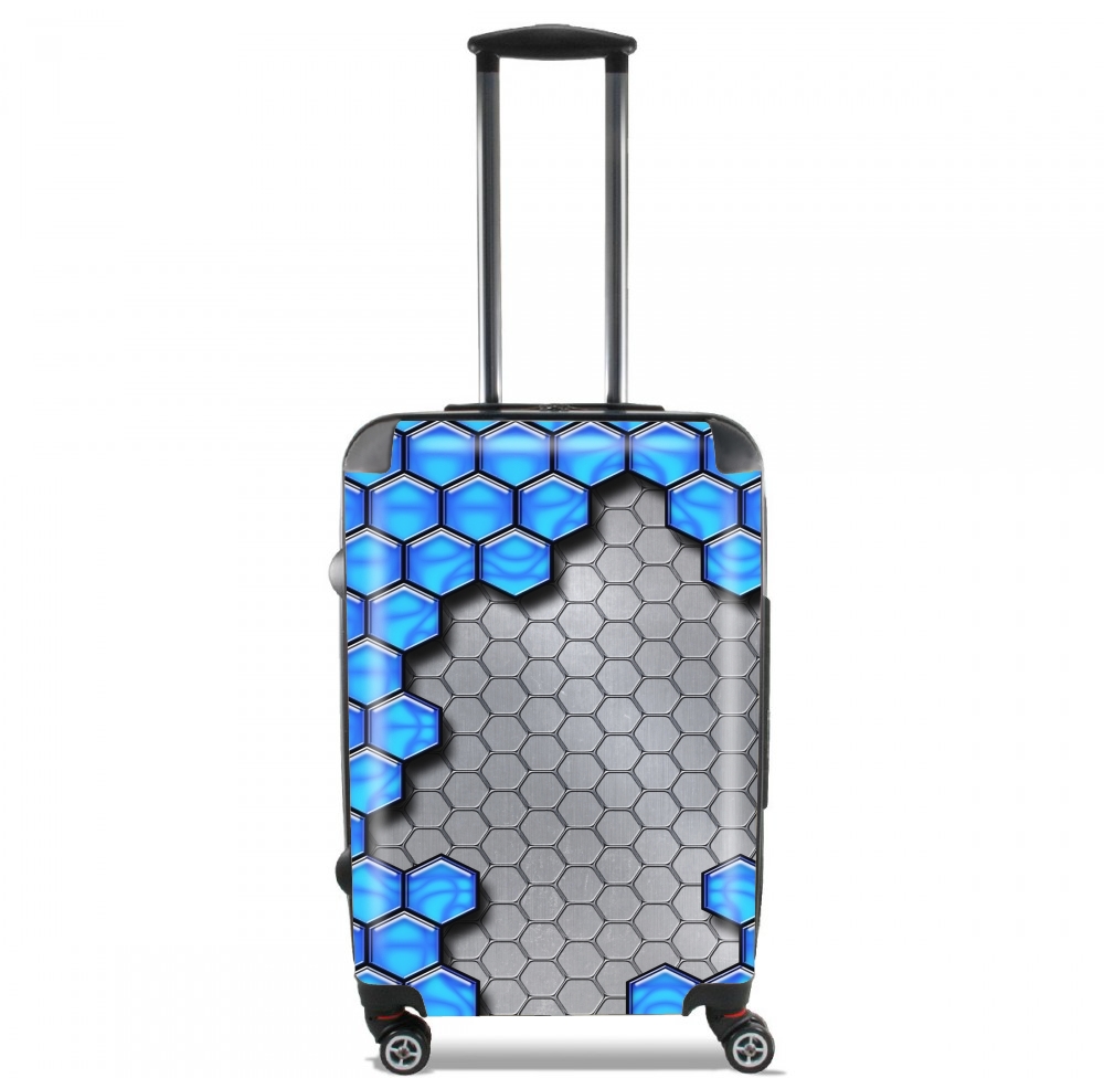  Azul Metálico Escala para Tamaño de cabina maleta