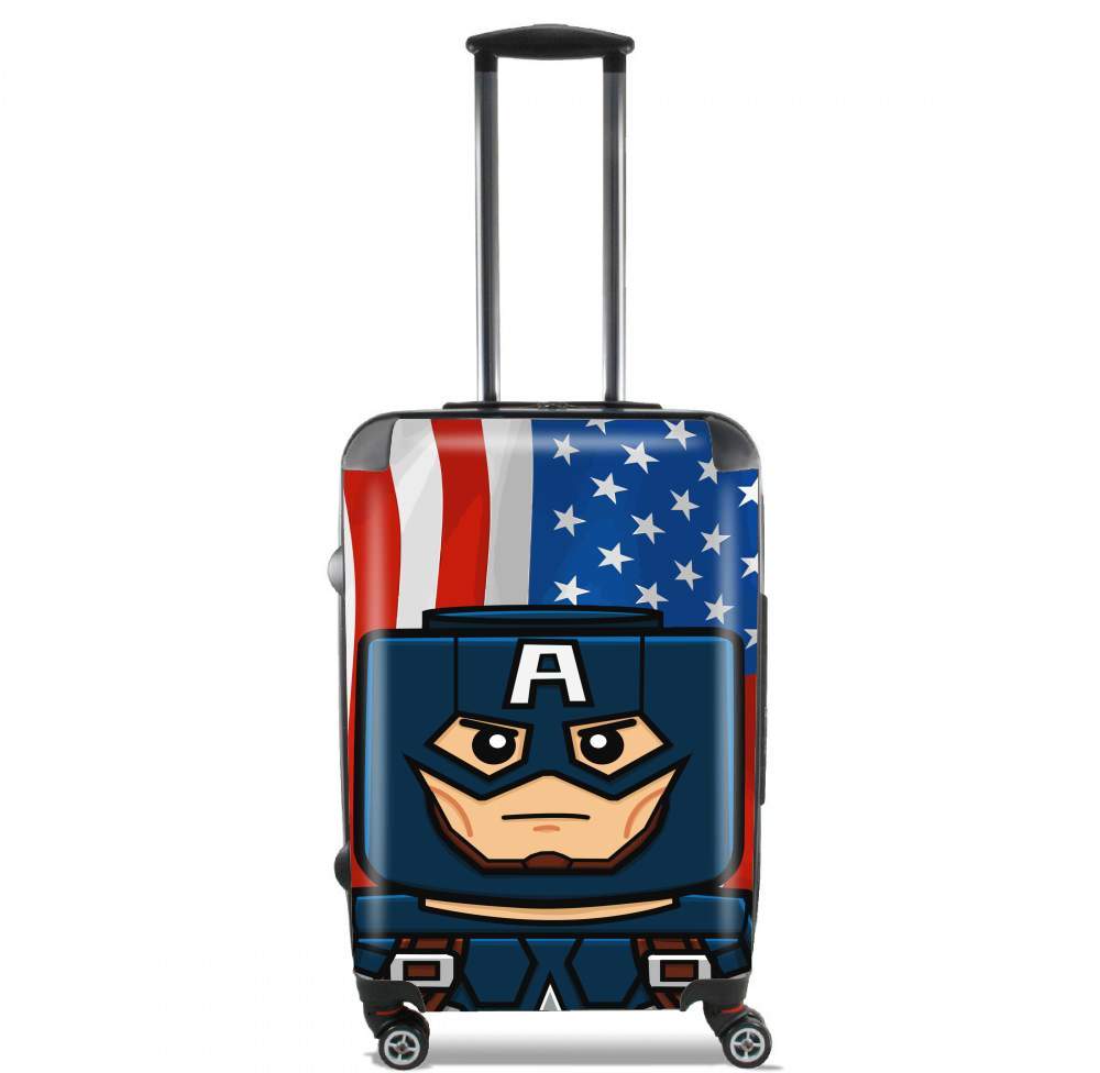  Bricks Captain America para Tamaño de cabina maleta