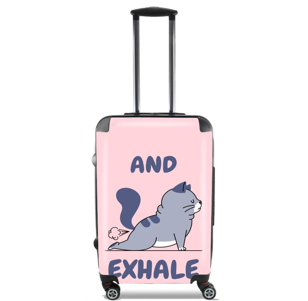  Cat Yoga Exhale para Tamaño de cabina maleta