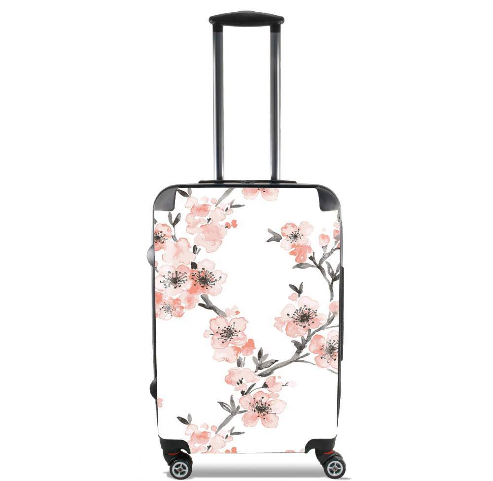  Cherry Blossom Aquarel Flower para Tamaño de cabina maleta