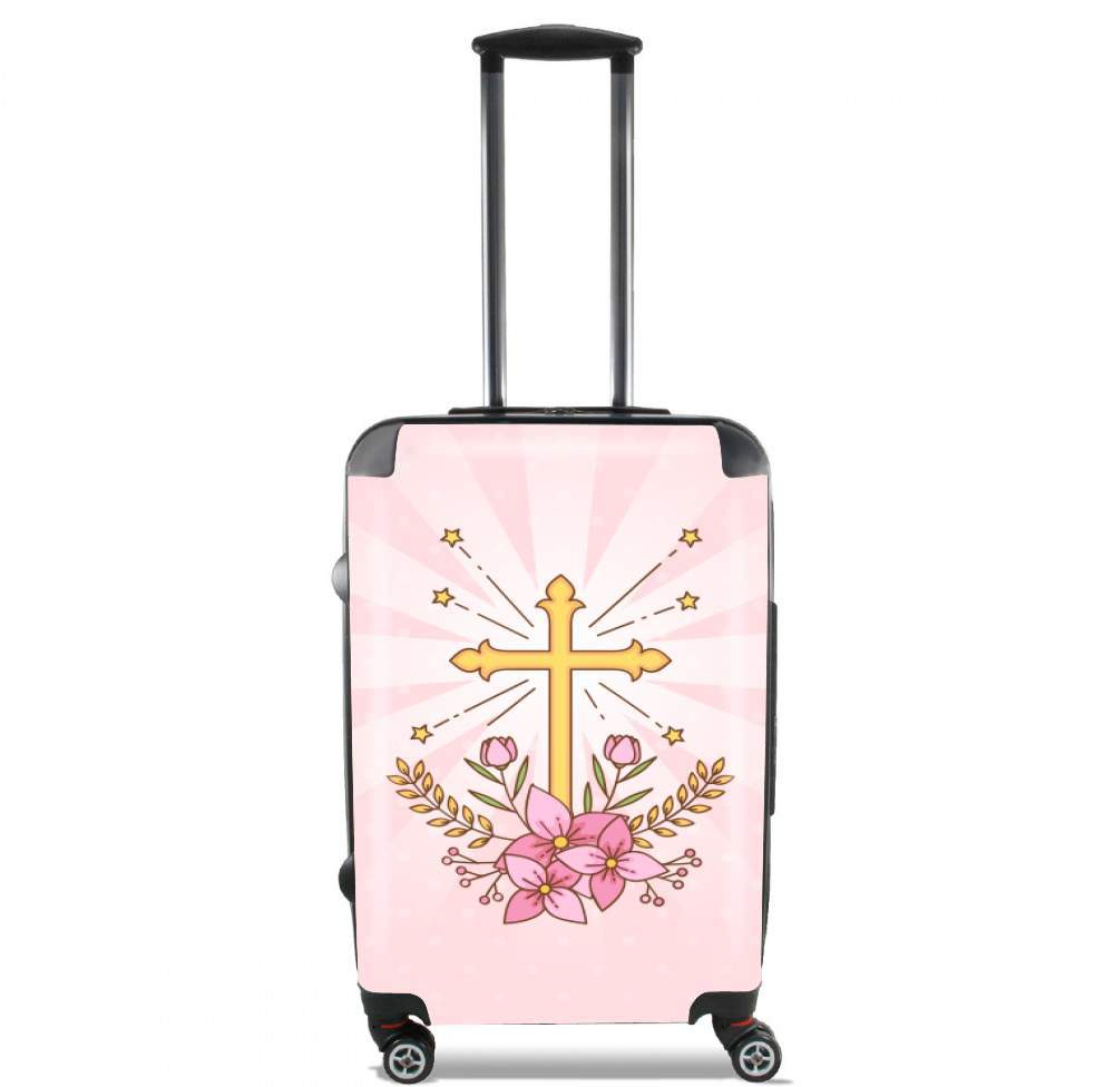  Communion cross with flowers girl para Tamaño de cabina maleta