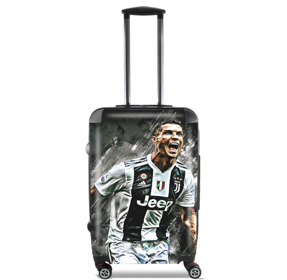  Cr7 Juventus Painting Art para Tamaño de cabina maleta