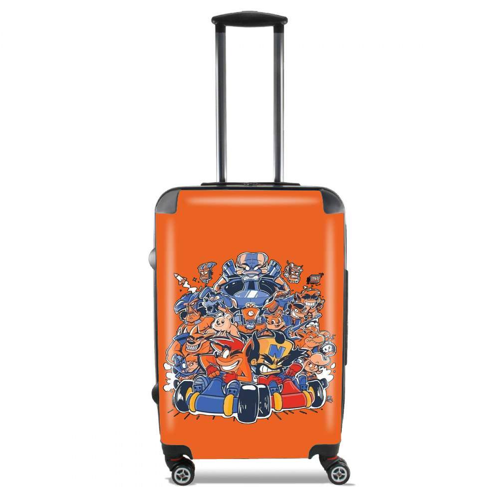  Crash Team Racing Fan Art para Tamaño de cabina maleta