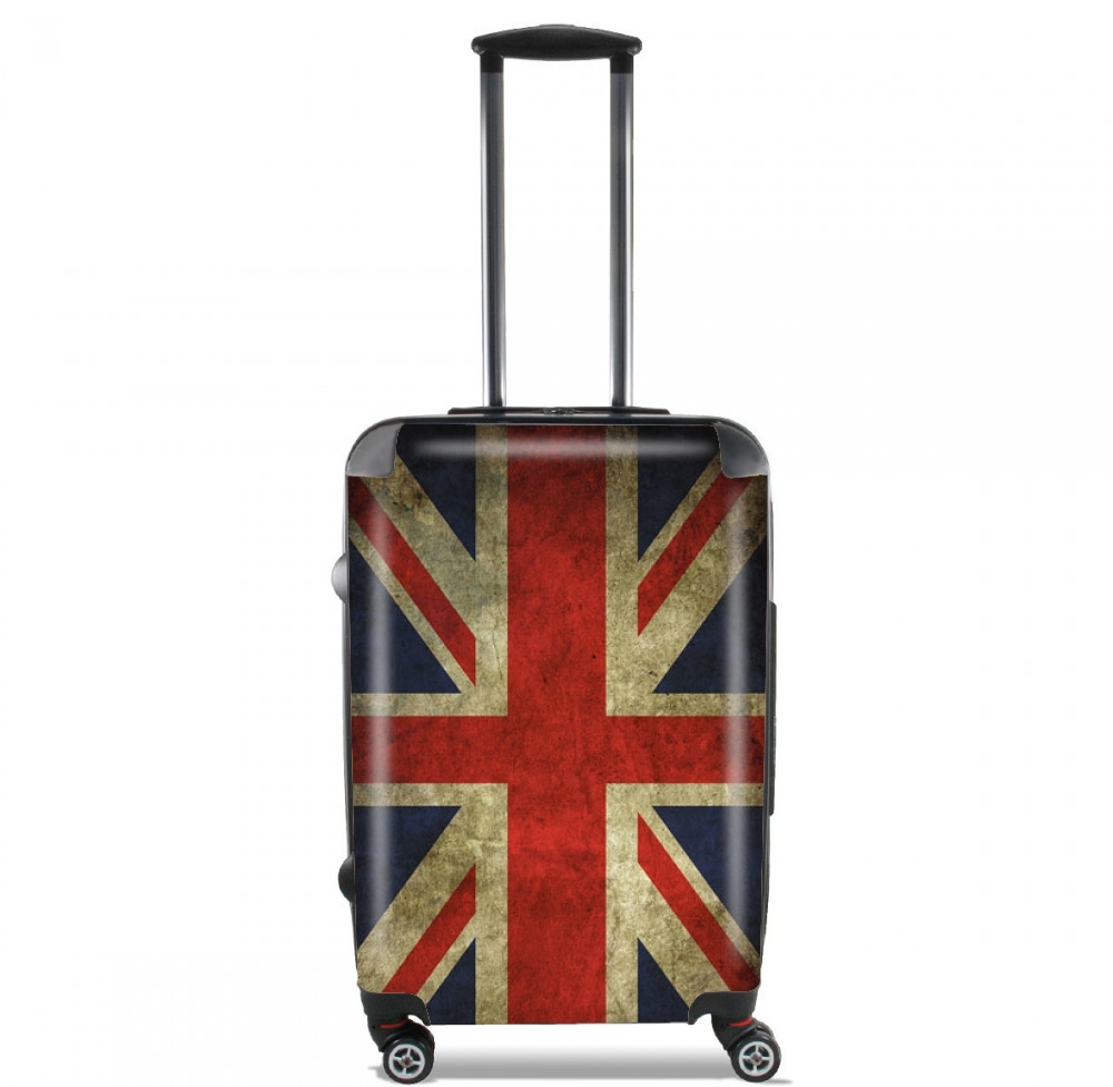  Bandera Británica envejecida para Tamaño de cabina maleta