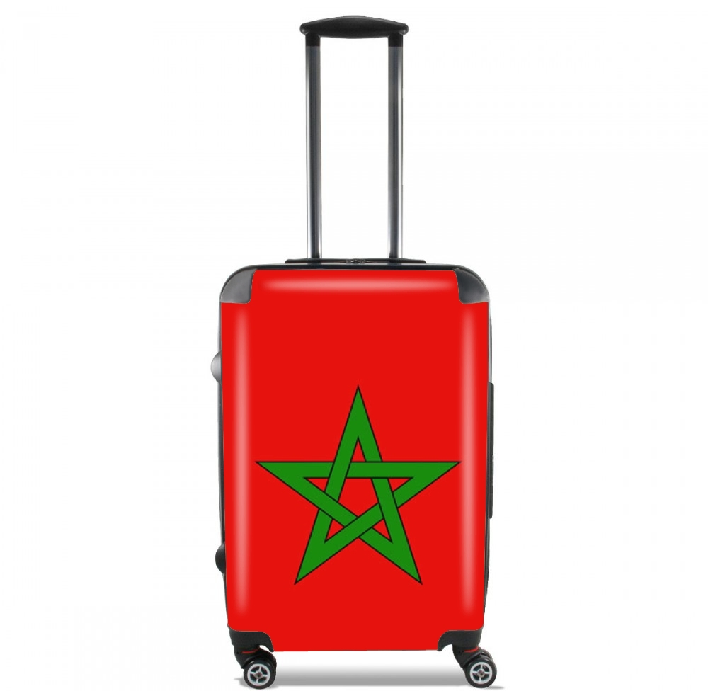 Bandera Marruecos para Tamaño de cabina maleta