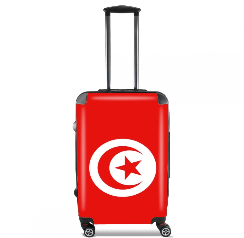  Flag of Tunisia para Tamaño de cabina maleta