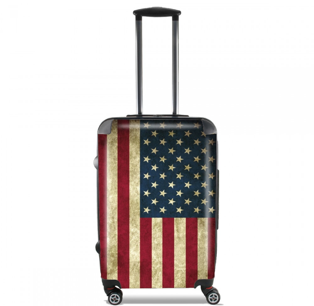  Bandera USA Vintage para Tamaño de cabina maleta