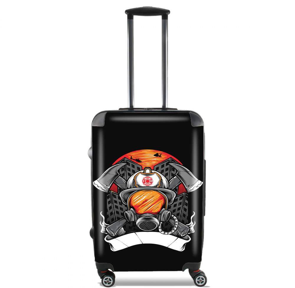  Fire Fighter Custom Text para Tamaño de cabina maleta