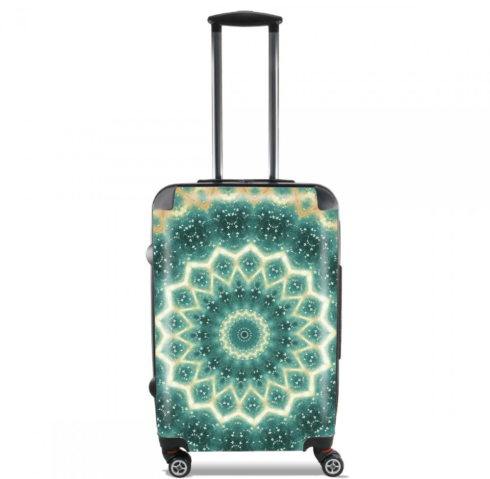  floral motif para Tamaño de cabina maleta