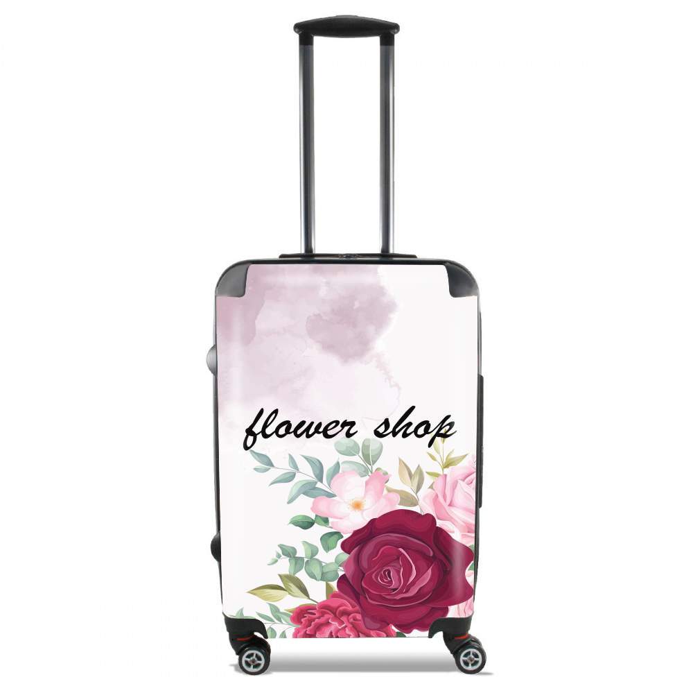  Flower Shop Logo para Tamaño de cabina maleta