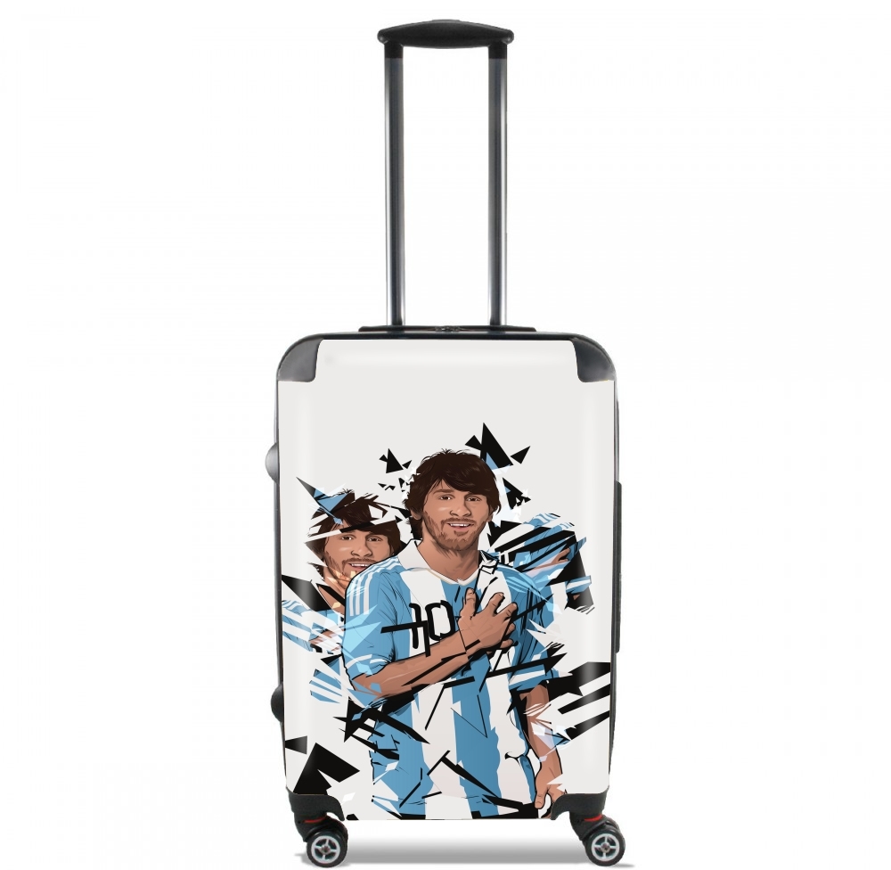  Football Legends: Lionel Messi Argentina para Tamaño de cabina maleta