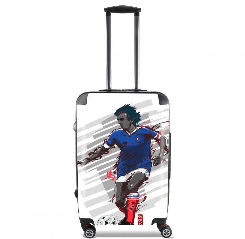  Football Legends: Michel Platini - France para Tamaño de cabina maleta