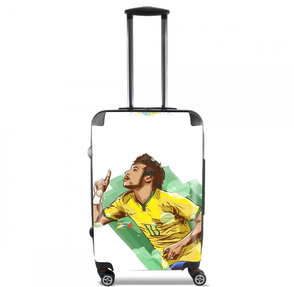  Football Stars: Neymar Jr - Brasil para Tamaño de cabina maleta