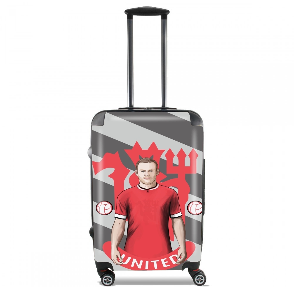  Football Stars: Red Devil Rooney ManU para Tamaño de cabina maleta