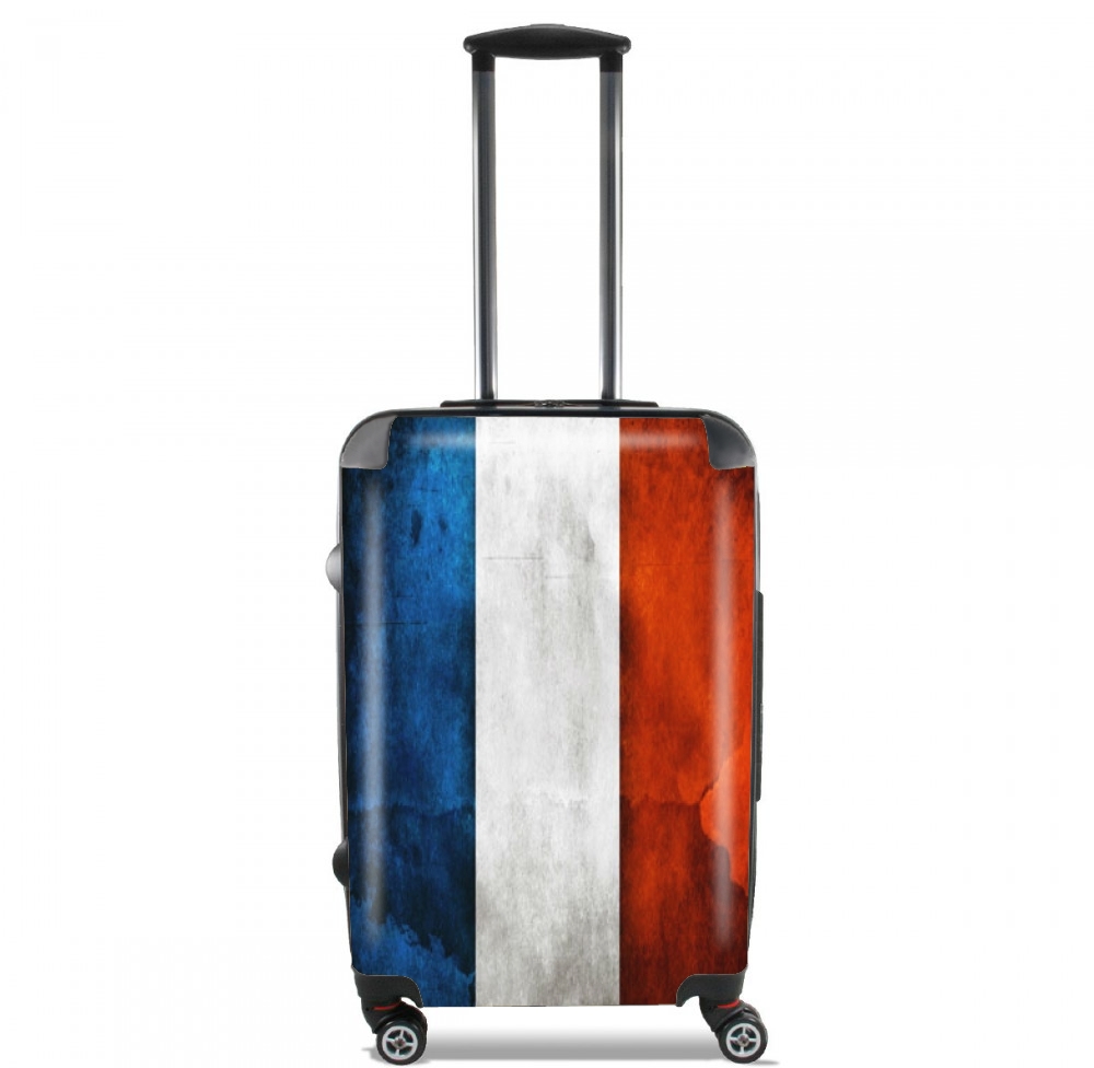  Bandera de Francia Vintage para Tamaño de cabina maleta