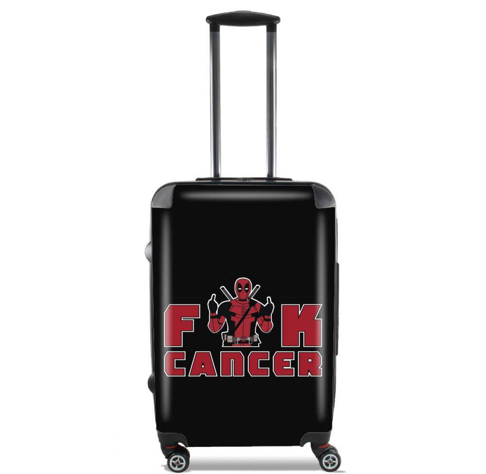  Fuck Cancer With Deadpool para Tamaño de cabina maleta