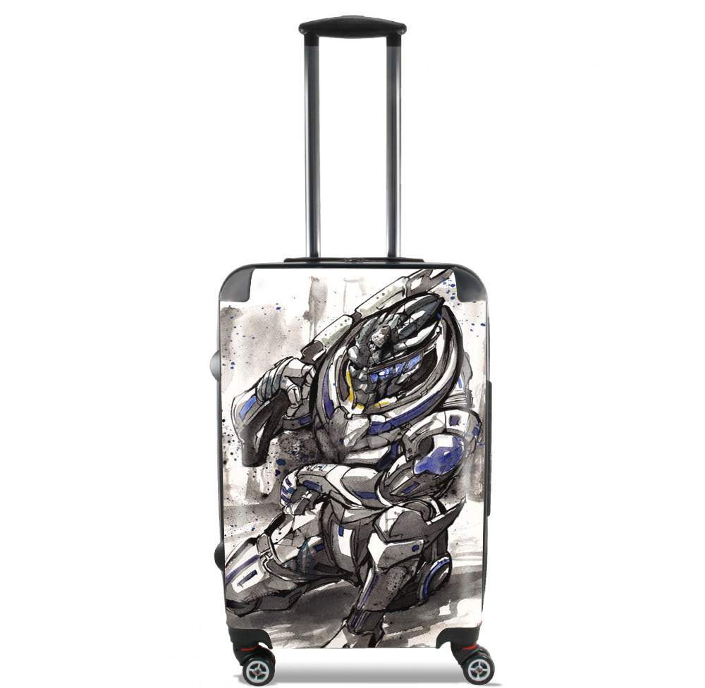  Garrus Vakarian Mass Effect Art para Tamaño de cabina maleta