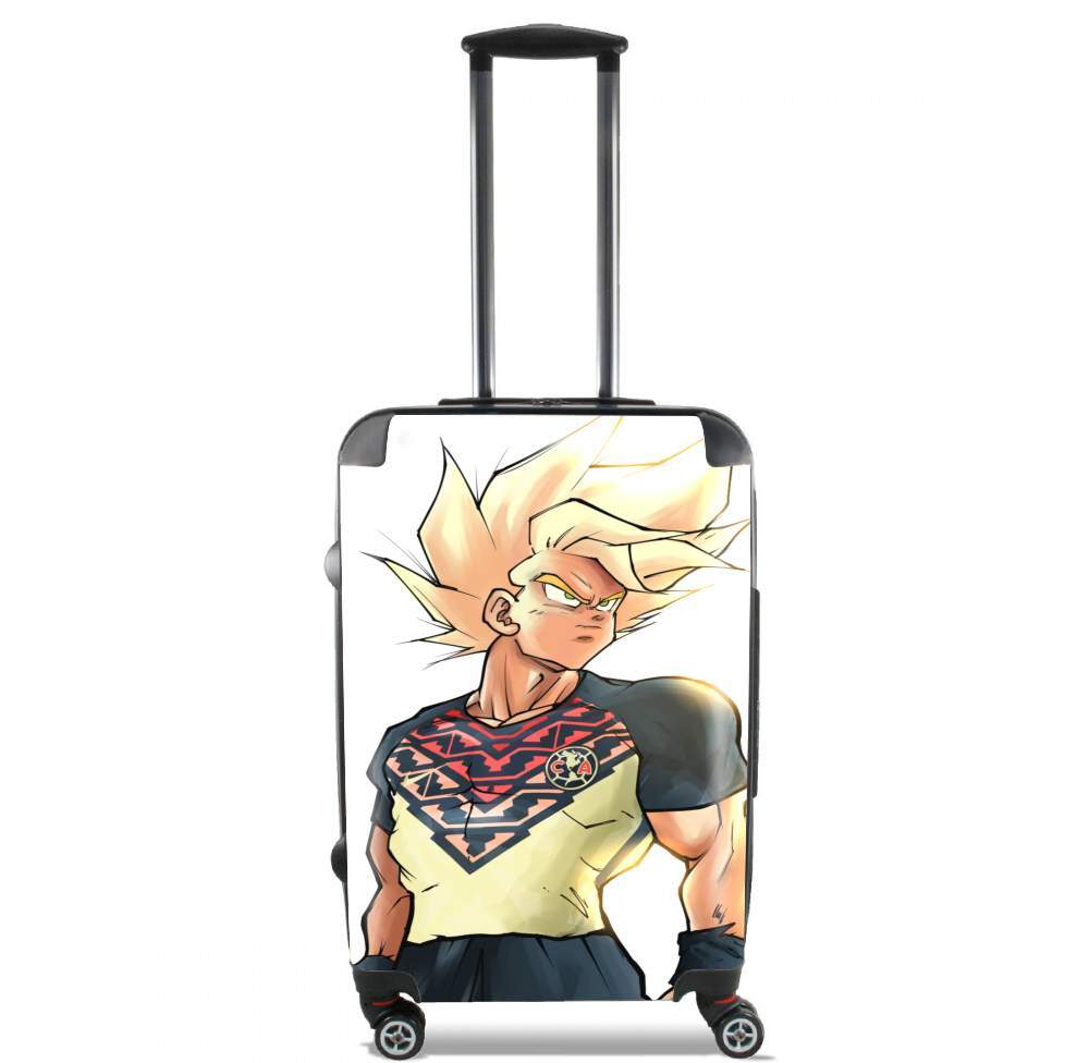  Goku saiyan America para Tamaño de cabina maleta