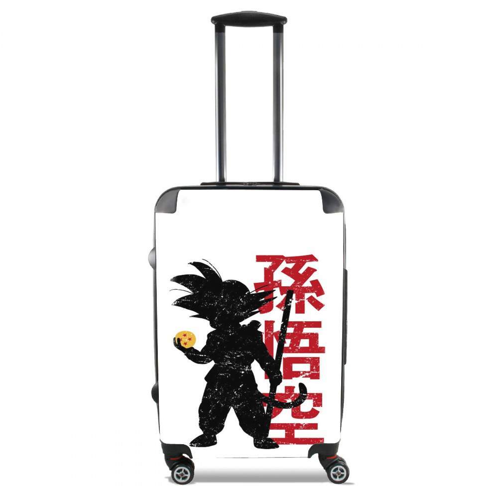  Goku silouette para Tamaño de cabina maleta