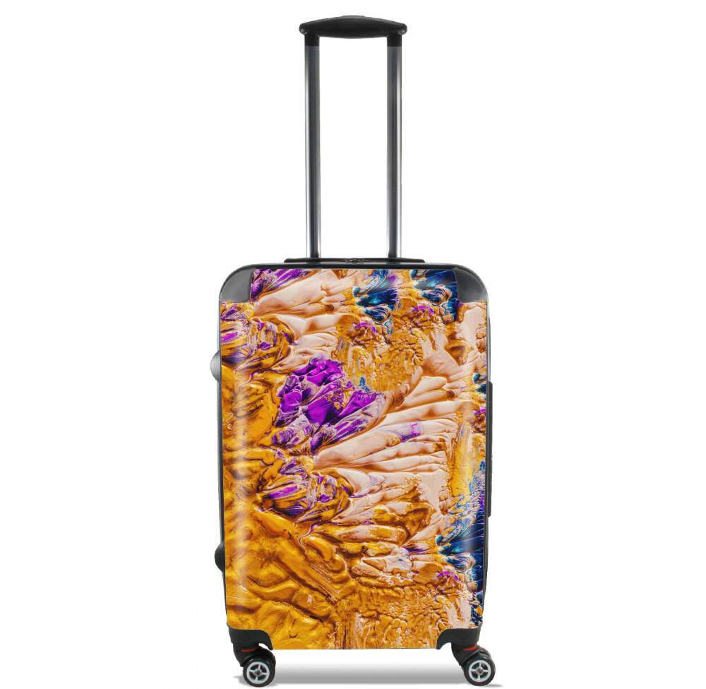  Gold and Purple Paint para Tamaño de cabina maleta