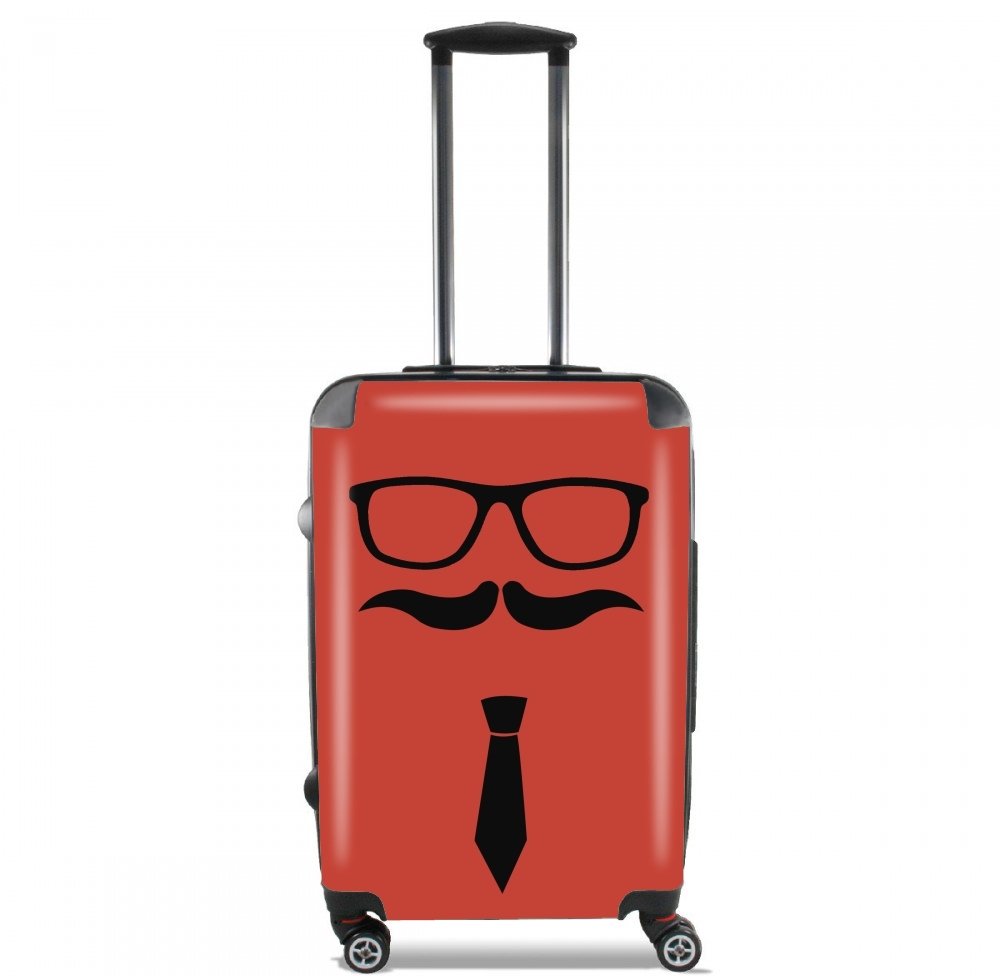  Hipster Face para Tamaño de cabina maleta