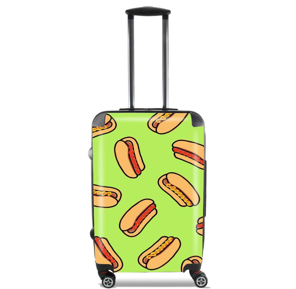  Hot Dog pattern para Tamaño de cabina maleta
