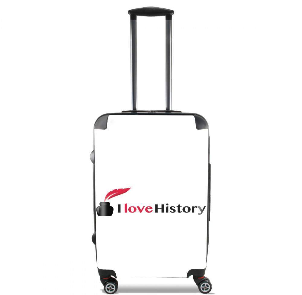 I love History para Tamaño de cabina maleta