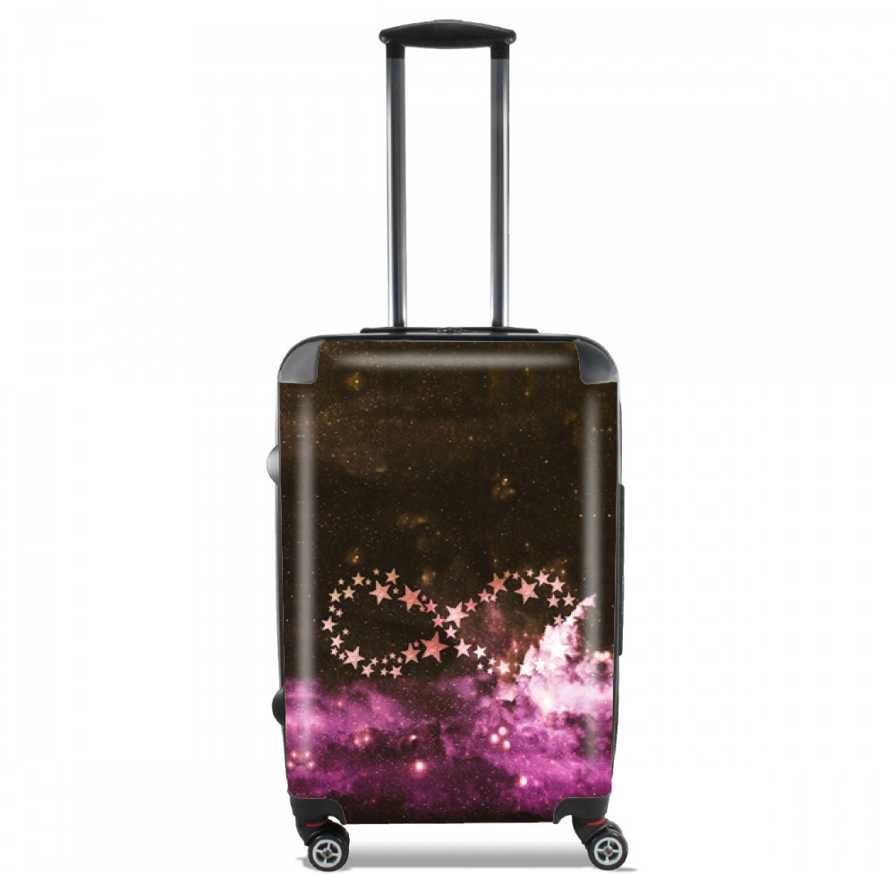  Infinity Stars purple para Tamaño de cabina maleta