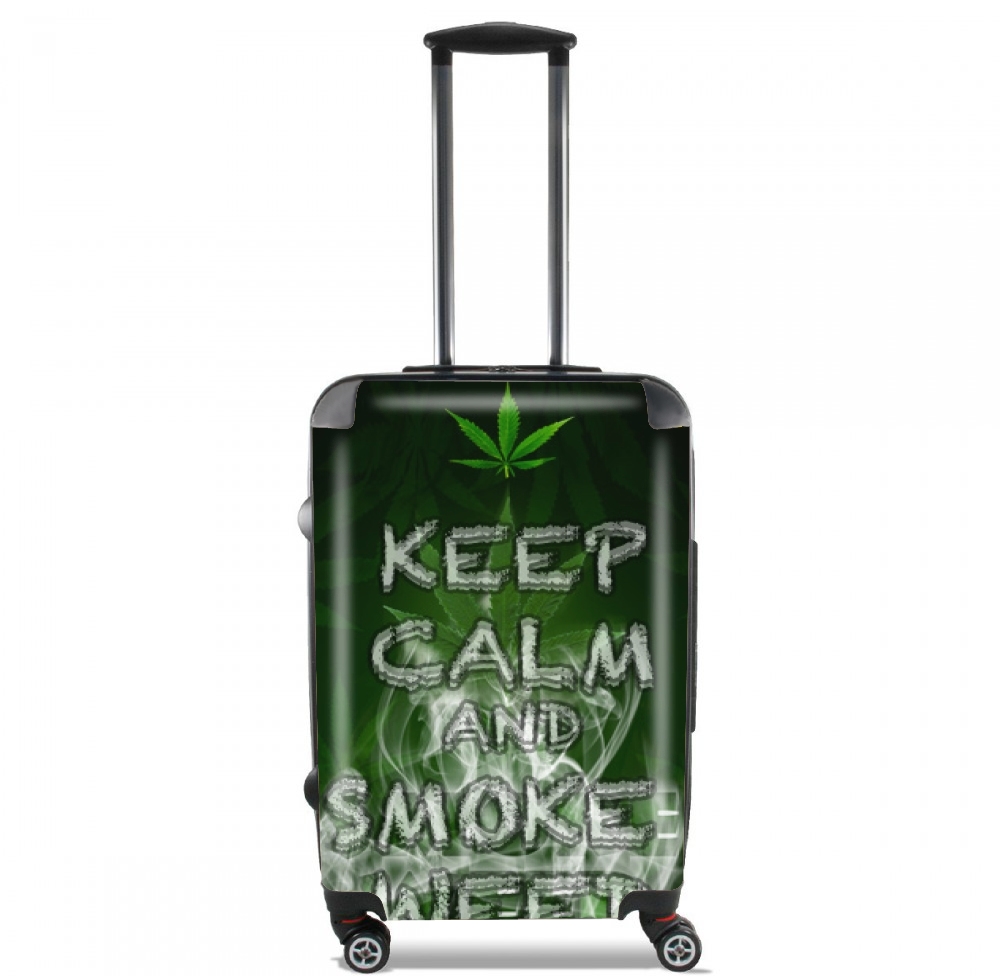  Keep Calm And Smoke Weed para Tamaño de cabina maleta