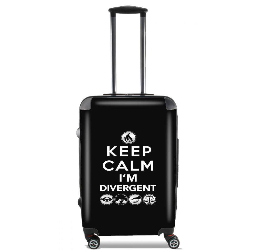  Keep Calm Divergent Faction para Tamaño de cabina maleta