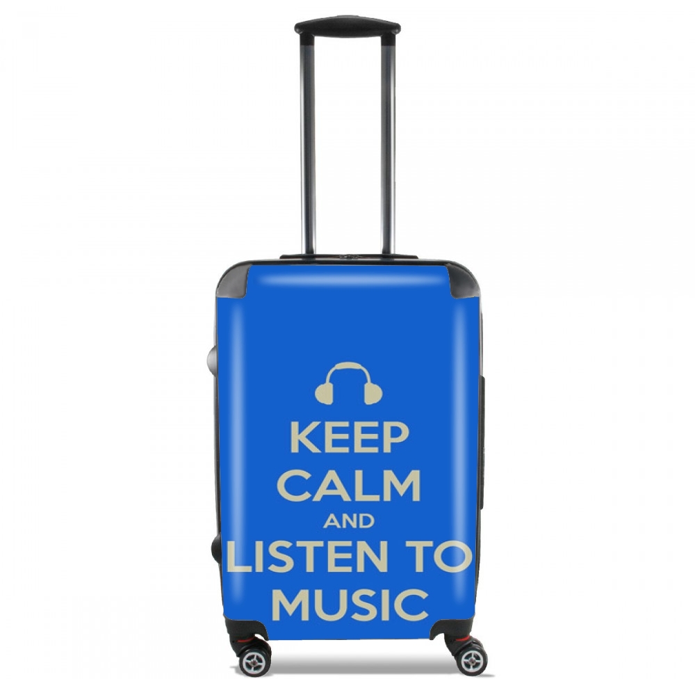  Keep Calm And Listen to Music para Tamaño de cabina maleta