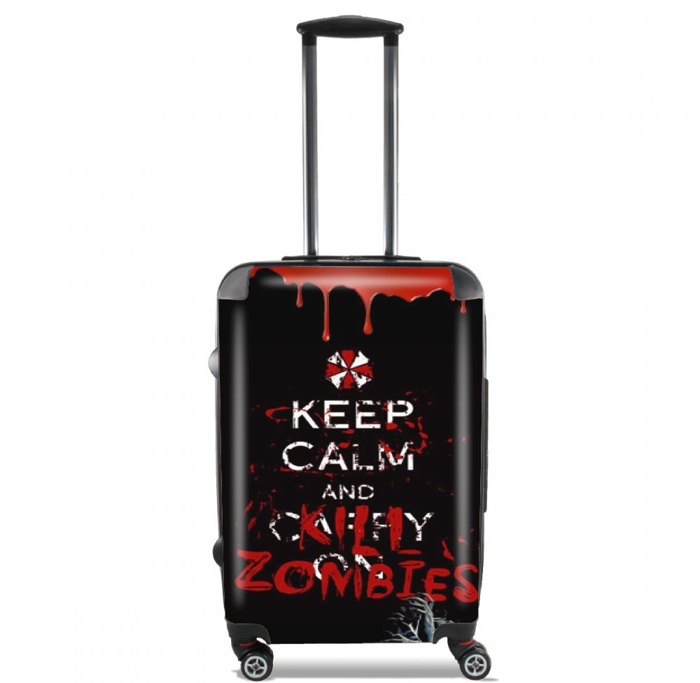  Keep Calm And Kill Zombies para Tamaño de cabina maleta