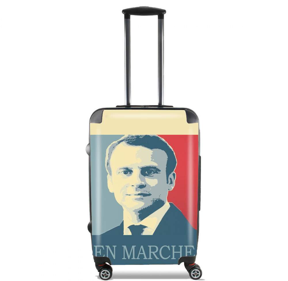  Macron Propaganda En marche la France para Tamaño de cabina maleta