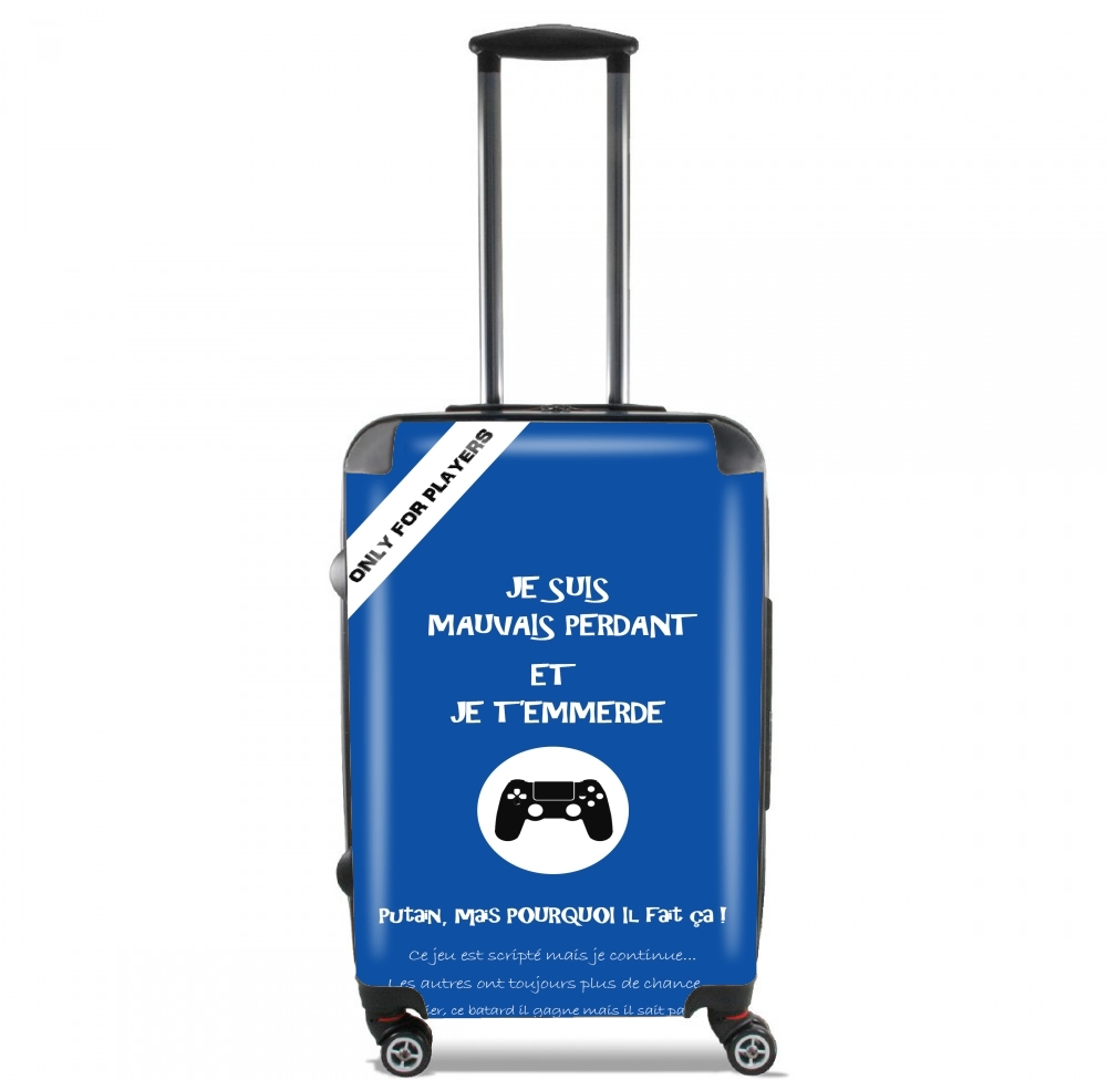  Mauvais perdant - Bleu Playstation para Tamaño de cabina maleta