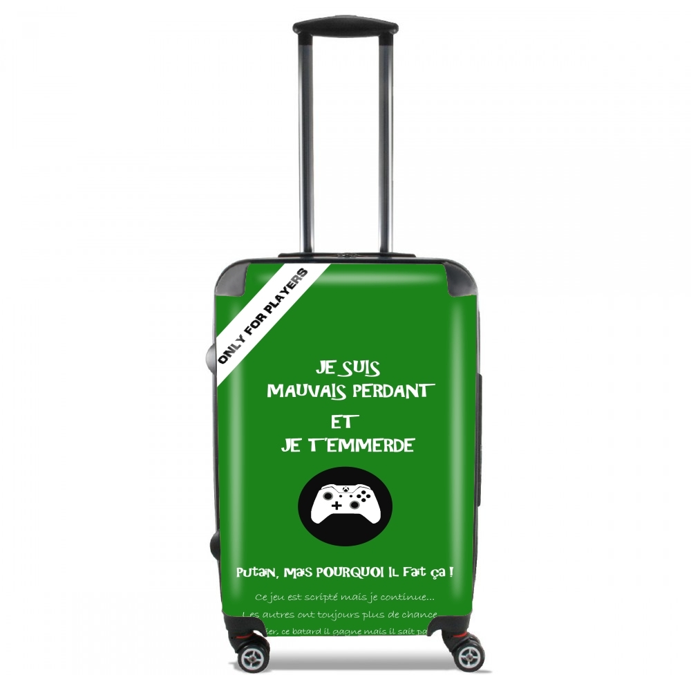  Mauvais perdant - Vert Xbox para Tamaño de cabina maleta