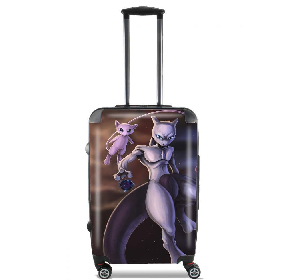  Mew And Mewtwo Fanart para Tamaño de cabina maleta