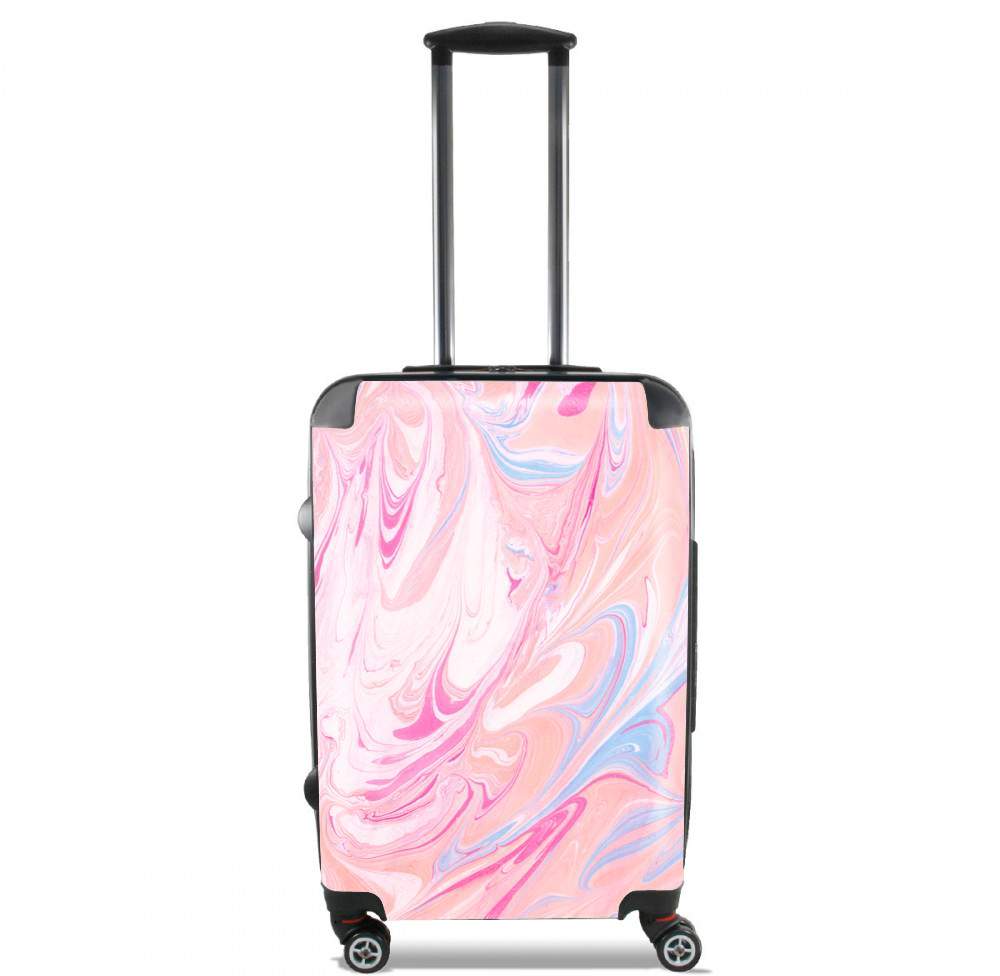  Minimal Marble Pink para Tamaño de cabina maleta