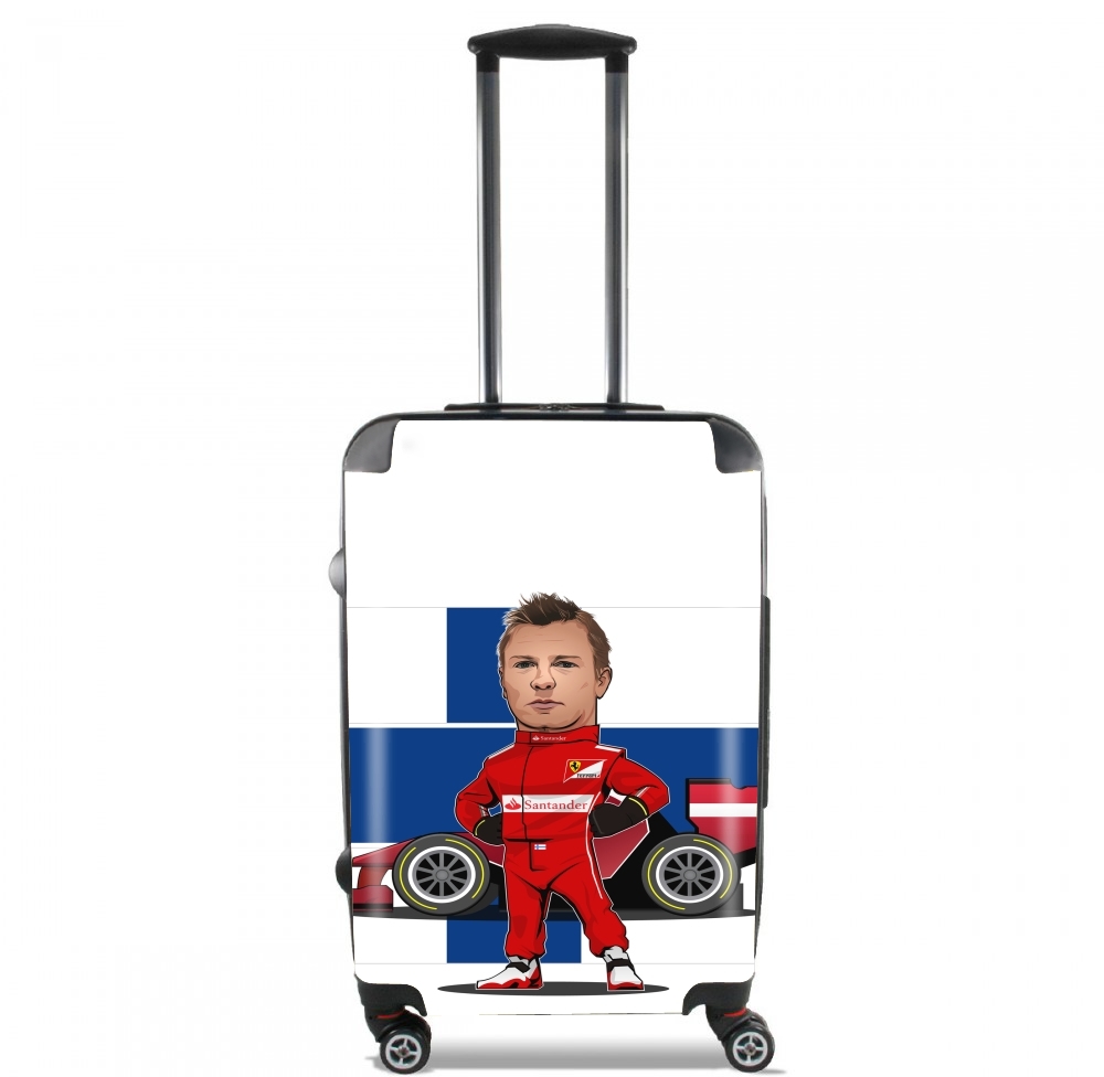  MiniRacers: Kimi Raikkonen - Ferrari Team F1 para Tamaño de cabina maleta