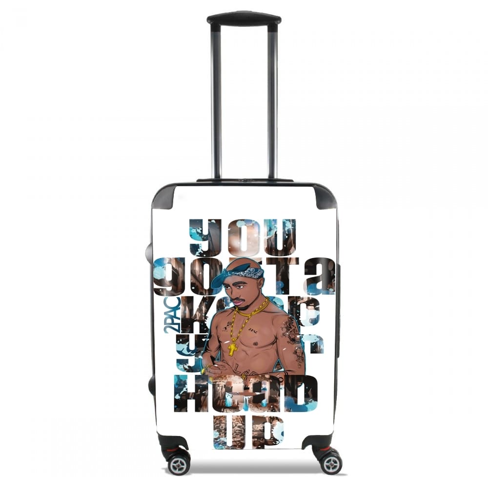  Music Legends: 2Pac Tupac Amaru Shakur para Tamaño de cabina maleta