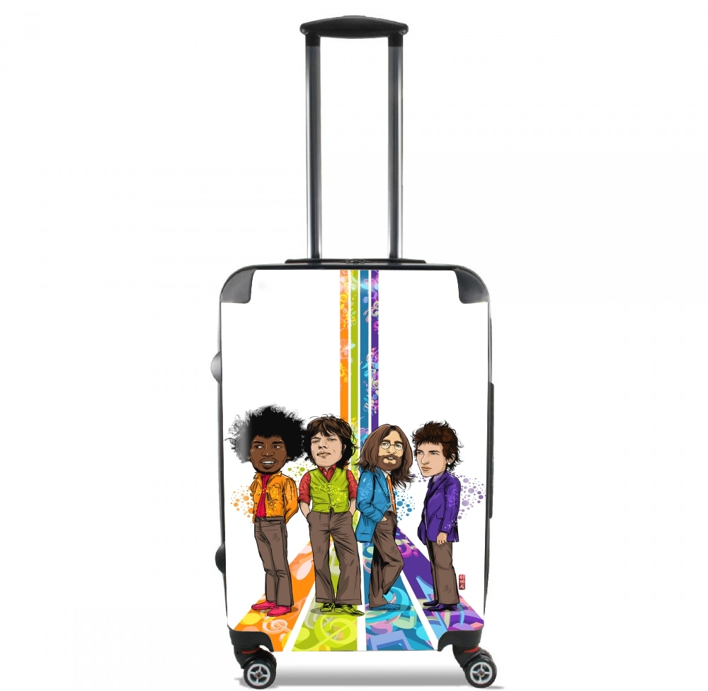  Music Legends: Lennon, Jagger, Dylan & Hendrix para Tamaño de cabina maleta